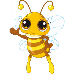 Stickers abeille