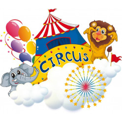 Stickers animaux circus