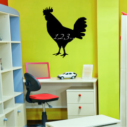 Stickers ardoise coq