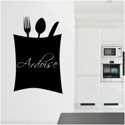 Stickers ardoise cuisine couverts