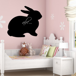 Stickers ardoise lapin