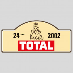 Stickers arras - madrid - dakar 2002