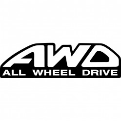 Stickers awd all wheel drive