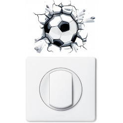 Stickers ballon de foot pour prise et interrupteur