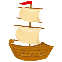 Stickers Bateau Pirate