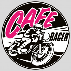 Stickers cafe racer