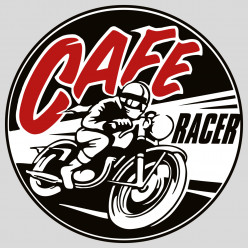 Stickers cafe racer