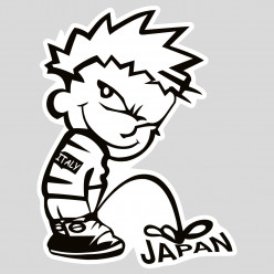 Stickers calvin japan