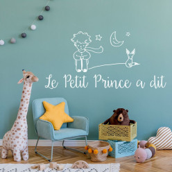 Stickers citation le petit prince a dit