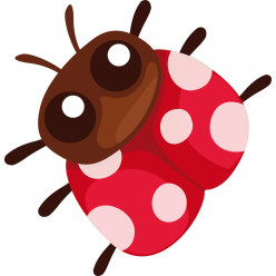 Stickers coccinelle