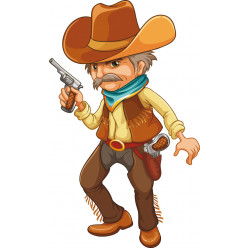 Stickers cowboy