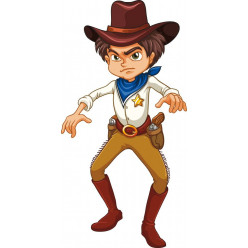 Stickers cowboy