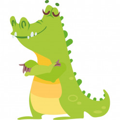 Stickers crocodile