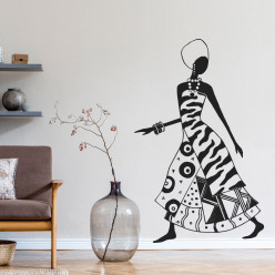 Stickers Danseuse Africaine