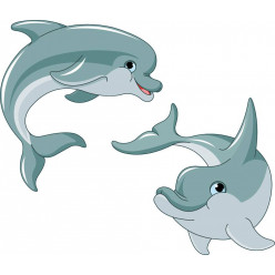 Stickers dauphins