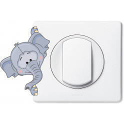 Stickers éléphant pour prise et interrupteur