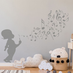 Stickers Enfant Musique