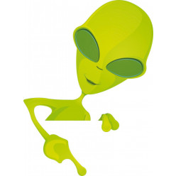 Stickers extraterrestre