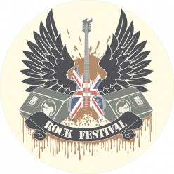 Stickers festival rock
