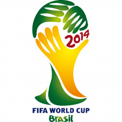 Stickers Foot Coupe du monde Brésil 2014
