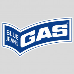 Stickers gas blue jeans