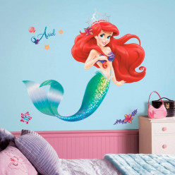 Stickers géant Ariel La Petite Sirène Disney