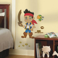 Stickers Géant Jake et les Pirates du pays imaginaire Disney