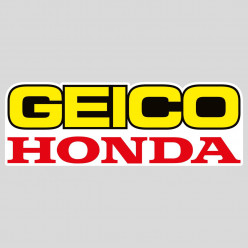 Stickers geico honda