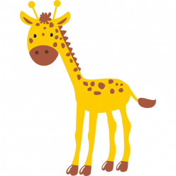 Stickers girafe