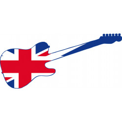 Stickers guitare united kingdom