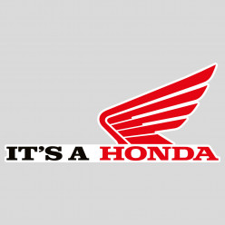 Stickers it's a honda