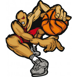 Stickers joueur basketball