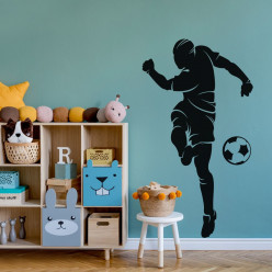Stickers joueur de foot