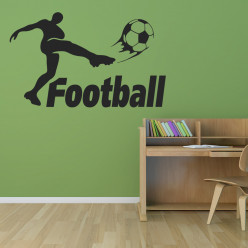 Stickers joueur foot