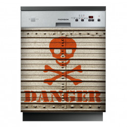 Stickers lave vaisselle danger