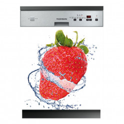 Stickers lave vaisselle fraise