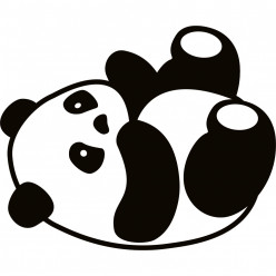 Stickers panda