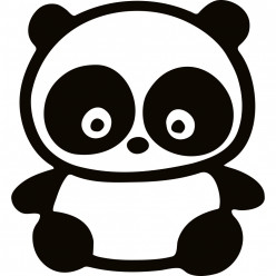 Stickers panda