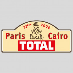 Stickers paris dakar cairo 2000