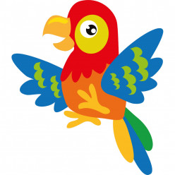 Stickers perroquet