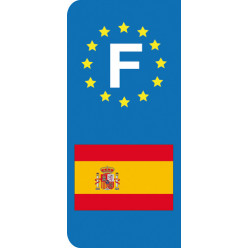 Stickers Plaque Espagne