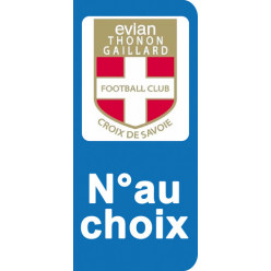 Stickers Plaque Evian Thonon