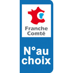 Stickers Plaque Franche Comté