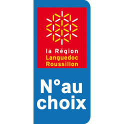 Stickers Plaque Languedoc Roussillon