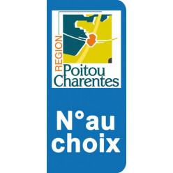 Stickers Plaque Poitou Charentes