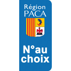 Stickers Plaque Provence Alpes Côte d'Azur
