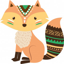 Stickers renard indien