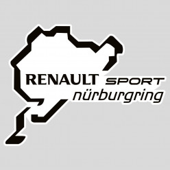 Stickers renault sport nurburgring