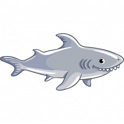 Stickers requin