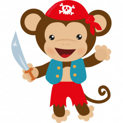 Stickers singe pirate